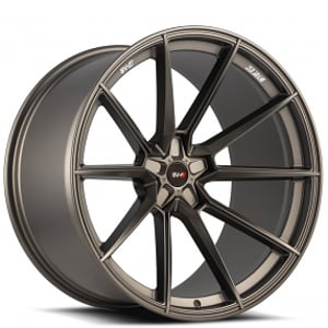 21" Staggered Savini Wheels SV-F4 Matte Bronze Flow Formed Rims