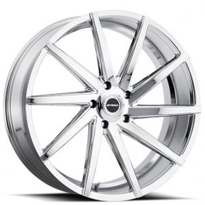 22" Strada Wheels Sega Chrome Rims 