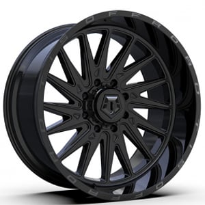 22" TIS Wheels 547B Black Off-Road Rims