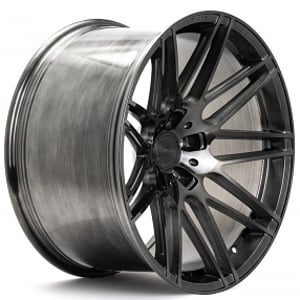 22" Velgen Wheels VF9 Brushed Titanium Flow Formed Rims