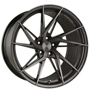 20" Vertini Wheels RFS1.9 Brushed Dual Gunmetal Flow Formed Rims