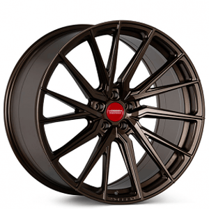 20" Staggered Vossen Wheels HF-4T Custom Satin Bronze True Directional Rims