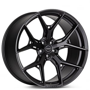 20" Staggered Vossen Wheels HF-5 Matte Gunmetal Rims 