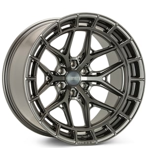 22" Vossen Wheels HFX-1 Matte Gunmetal Off-Road 6-Lugs Rims