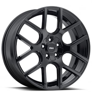 18" Voxx Wheels Lago Gloss Black Rims