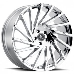 26" Xcess Wheels X02 Chrome Rims