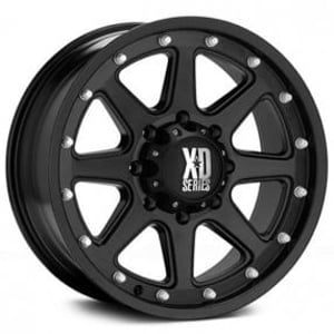 17" XD Wheels XD798 Addict Matte Black Off-Road Rims 