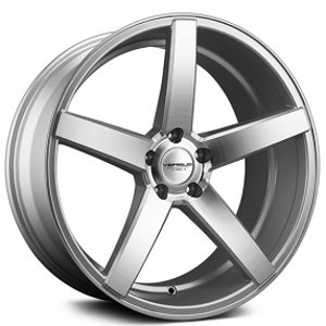 17" Versus Wheels VS541 Silver with Machined Face Rims