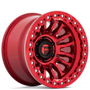 20" Fuel Wheels FC125QX Rincon Beadlock Candy Red Off-Road Rims