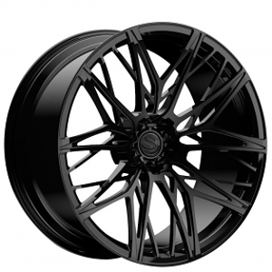 22" Savini Forged NC9 Gloss Black Monoblock Forged Wheels (Blank, Custom Offset)