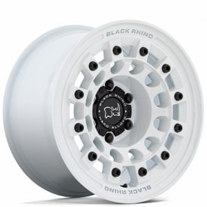 17" Black Rhino Wheels Fuji BR004 Gloss White Off-Road Rims