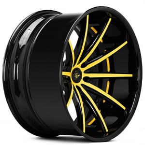 20" Staggered Lexani Forged Wheels LF-Sport LC-108 Custom Finish Forged Rims 