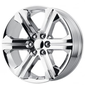22" OE Creations Wheels PR191 Chrome Rims 