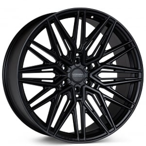 22" Vossen Wheels HF6-5 Satin Black Rims 