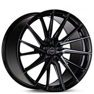 20" Staggered Vossen Wheels HF-4T Tinted Gloss Black True Directional Rims
