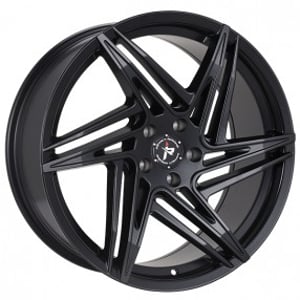 20" Impact Racing Wheels 606 Satin Black Rims