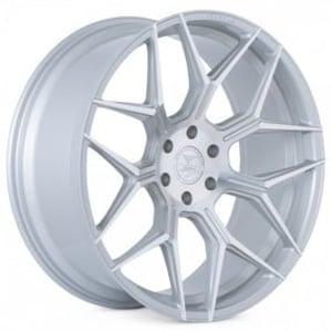 22" Ferrada Wheels FT3 Machined Silver Rims