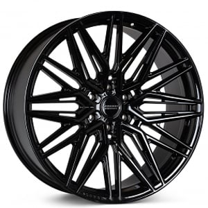 22" Vossen Wheels HF6-5 Gloss Black Rims