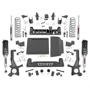 6" Rough Country Suspension Lift Kit | Rear Coil (Toyota Tundra 4WD 2022-2023)