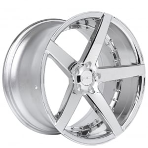20" Staggered AC Wheels AC02 Chrome Extreme Concave Rims
