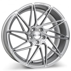 20x9/10.5" Ace Alloy D716 Driven Silver with Machined Face True Directional Wheels (Blank) 