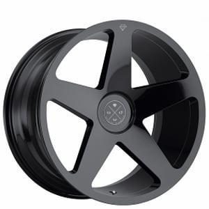 24" Blaque Diamond Wheels BD-15 Gloss Black Rims