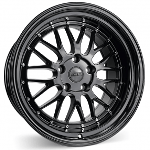 18" Staggered ESR Wheels SR05 Gloss Black JDM Style Rims
