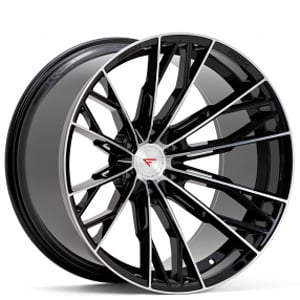 20" Ferrada Wheels FTR11 Machined Black Off-Road Flow Formed Rims