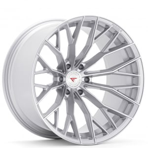 22" Ferrada Wheels FTR9 Machined Silver Off-Road Flow Formed Rims