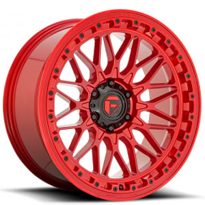 20" Fuel Wheels D758 Trigger Candy Red Off-Road Rims
