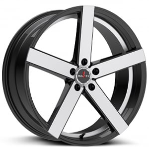 20" Ignite Wheels Spark Gloss Black Machined Rims