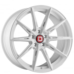 19" Klassen ID Wheels F07R Custom Gloss White Rims