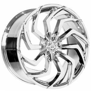 20" Staggered Lexani Wheels Shadow Chrome Polaris Slingshot / 3-Wheeler Rims