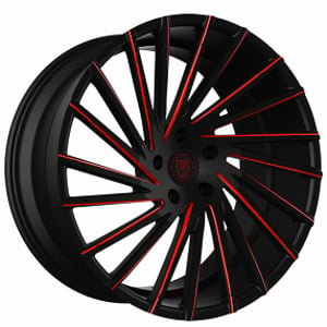 24" Lexani Wheels Wraith Custom Finish Rims 