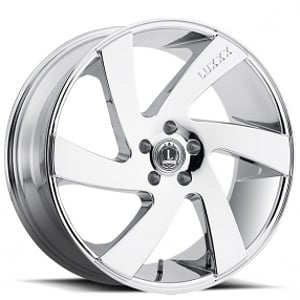 24" Luxxx Alloys Wheels Lux10 Chrome Rims