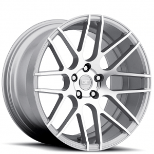 18" MRR Wheels GF7 Silver with Machined Face Rims 