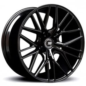 22" Road Force Wheels RF13 Gloss Black Rims