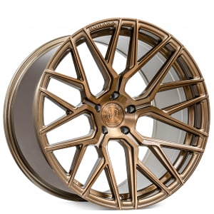 19" Staggered Rohana Wheels RFX10 Brushed Bronze Rims