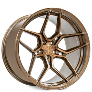 22" Staggered Rohana Wheels RFX11 Brushed Bronze Flow Formed Rims