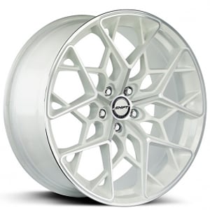 18" Shift Wheels Piston White Machined Rims