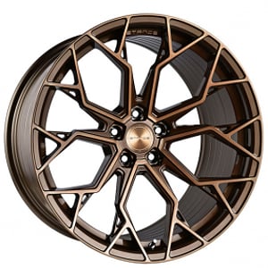 19" Stance Wheels SF10 Brushed Dual Bronze Flow Formed Rims 