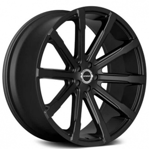 24" Strada Wheels Osso Gloss Black Rims