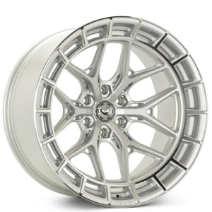 22" Vossen Wheels HFX-1 Silver Polished Off-Road 6-Lugs Rims