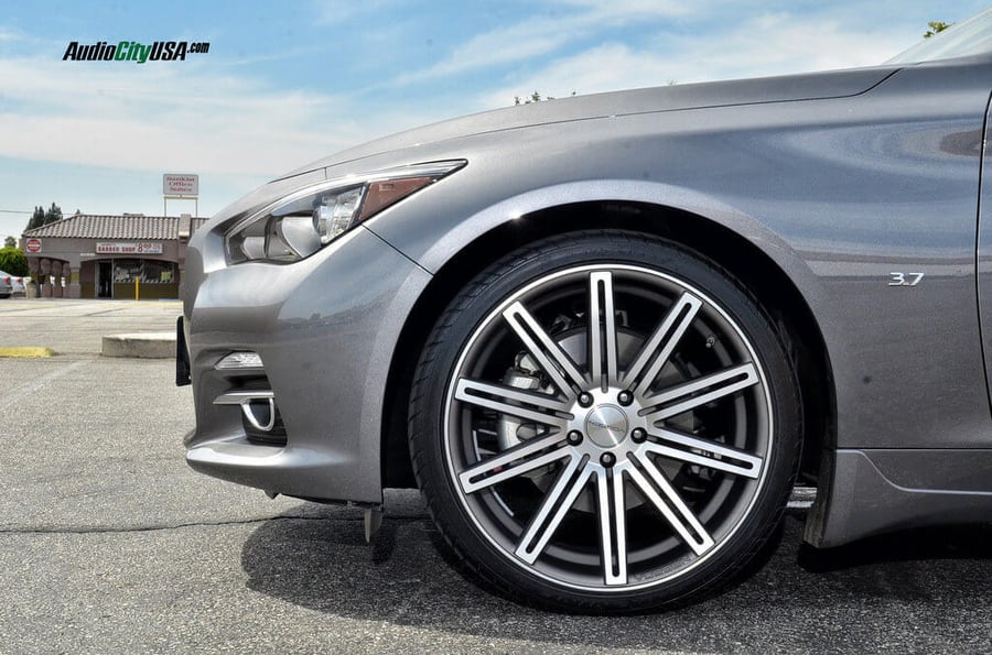 20x9 Vossen CV4 Matte graphite machine face