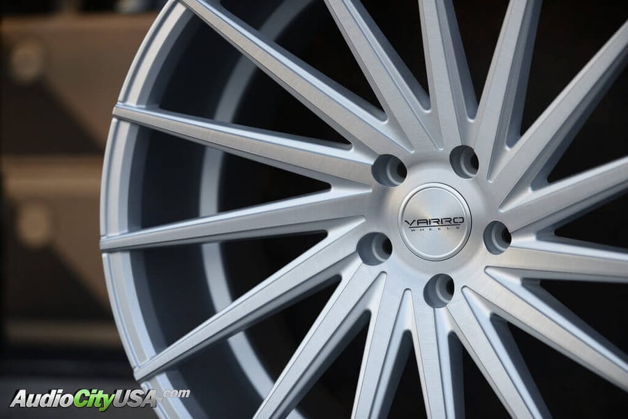 20" Varro Wheels VD 15 Brush Silver Concave series