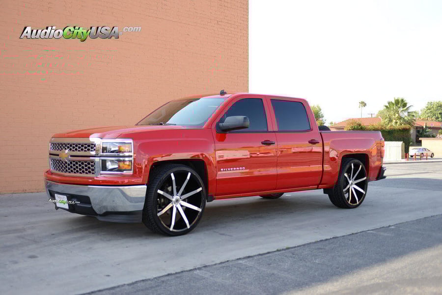 26" Borghini Wheels B 29 Black Machine