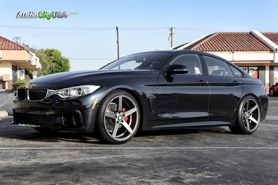 20" STR wheels rims 607 Matte Graphite for 2015 BMW 428 Gran Coupe Audio City USA