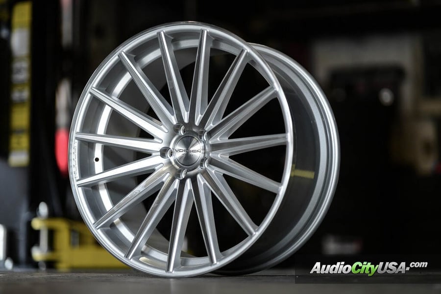22"Vossen Wheels VFS-2 Silver AudioCityUSA