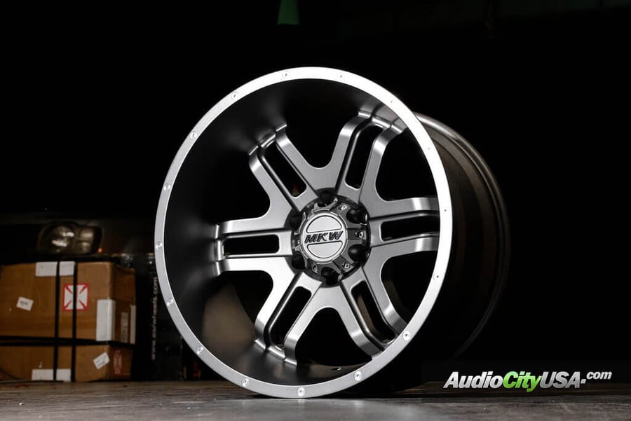 20x12 MKW Wheels Rims M93 in Anthracite Finish