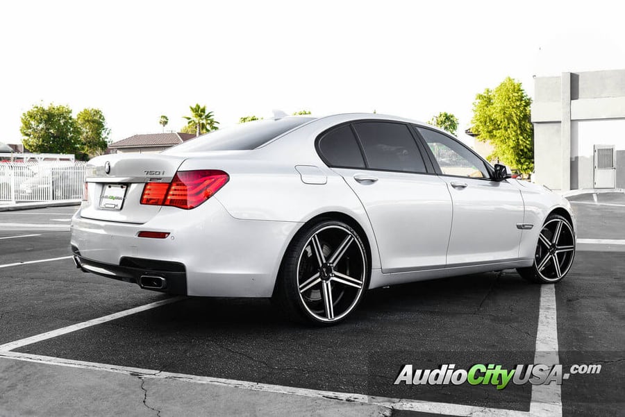 22" Giovanna-Gianelle Wheels Lucca Black Machined Rims